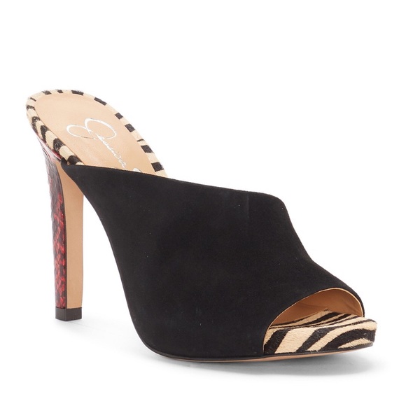 Jessica Simpson Shoes - Jessica Simpson Ryanne High Heel Mules Size 9